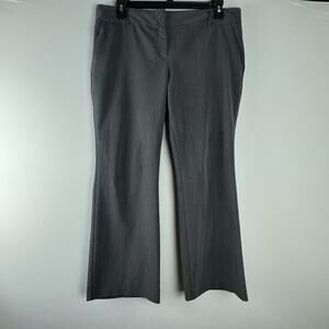 VanHeusen Women's Cute Gray Flared Stretchy Dress Pants Size Medium
